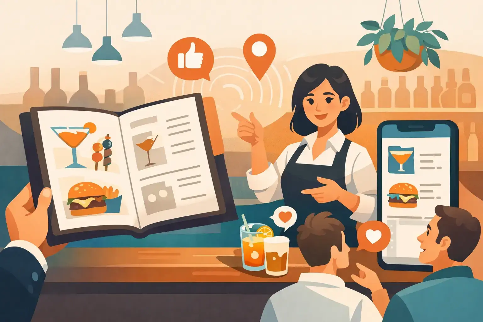 Cardápio para Bar Personalizado com Mais Presença